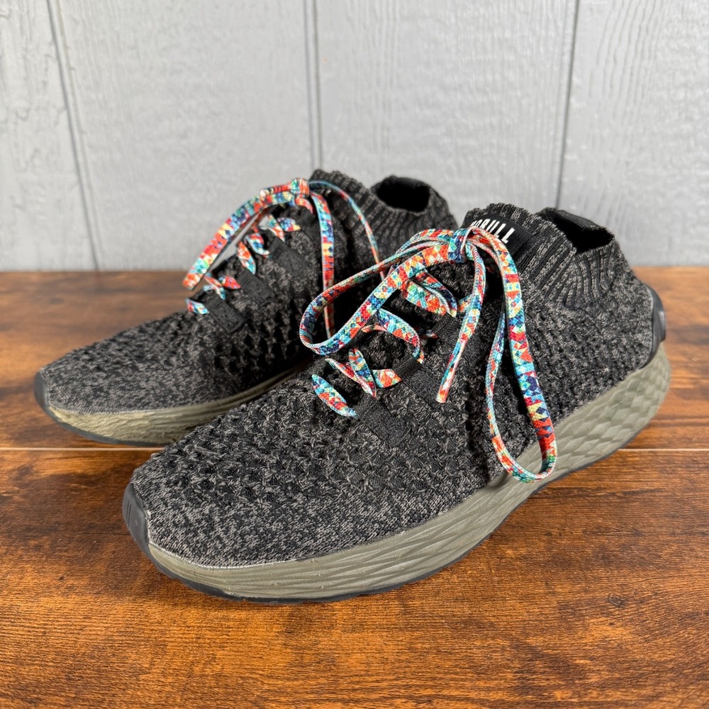 NOBULL Allday Knit Shoes Black Athletic Running Shoes Trainers Sneakers Mens 8.5